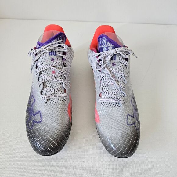 Under Armour Blur Smoke MC Soccer Cleats Women’s 9.5 Gray Red Purple New - Picture 2 of 6